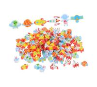 HEMOTON 300 Mini Gommine per Ragazzi e Ragazze Eraser Cartoon per Premi Classe Bomboniere Feste Tema Accessori Scolastici per Compiti e Ricompense