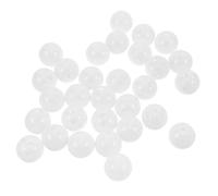 HEMOTON 30pezzi Palline Sonaglio Bianche in Plastica Inserti Sonori per Giocattoli per Ragazzo Ragazza Ragazza Campanellini per Progetti Fai da Te e Riparazioni di Pupazzi Accessori