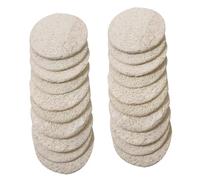 HEMOTON 36 pezzi Loofah Sponge Pad Esfoliante Viso Corpo Piccole Spugne Naturali per Pulizia Profonda e Esfoliazione per Braccia Collo e Corpo Facili da Conservare e Asciugare