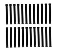 HEMOTON 36pezzi Tasti Per Pianoforte Verticale Strumenti Per Riparazione Di Pianoforti Forniture Per Pianoforte Verticale Sostituisci i Tasti Usurati o Mancanti Nero