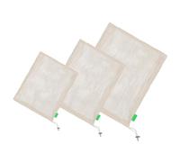HEMOTON 3pezzi Borse Cotone Rete Riutilizzabili Con Coulisse Da Sacchetti Per Frutta e Verdura Per Conservazione Alimenti e Organizzazione Spesa