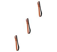 HEMOTON 3pezzi Penna Stylus Capacitiva Con Custodia Pu Supporto Per Pencil Compatibile Con Tablet e Smartphone Colore Marrone Protezione Ottimale e Design Elegante