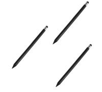 HEMOTON 3pezzi Stylus Pen Capacitivo Multifunzione Per Tablet e Smartphone Punta Fine Per Scrittura e Precisione Colore Nero Compatibile Dispositivi Touch Screen