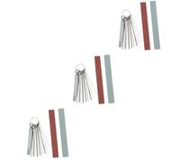 HEMOTON 3sets Guitar Bridge Saddle Nut File Tool Strumento Portatile Per La Della Chitarra Per Smerigliatura e Finitura Kit Riparazione Per e Ukulele