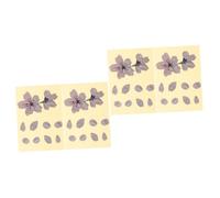 HEMOTON 4 Pcs Chitarra Decalcomanie Creativo Tastiera Adesivo Creativo Chitarra Tastiera Adesivo Creativo Chitarra Adesivo Chitarra Decalcomania Fiore Autoadesivo Della Decalcomania