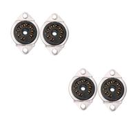 HEMOTON 4 Pcs Tubo A Vuoto Presa Chitarra Accessori Per Strumenti Musicali Base In Argento Bachelite Forniture Per Chitarra Ago Accessori In Plastica Amplificatore Audio