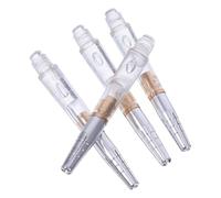 HEMOTON 4 Pezzi Alette Freccette Trasparenti in Plastica Resistente per Punte Morbide Accessori Professionali per Freccette da Bersaglio Leggere e Facili da Installare