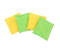 HEMOTON 4 Pezzi Giocattolo Del Sacco Di Sabbia Di Grandi Dimensioni Fagiolo Lanciando Giocare Pouf Prato Mais Sacchi All'aperto Giocattoli a Sacco Plastica Di Nylon
