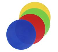 HEMOTON 4 Pezzi Marcatori per Confine Tennis e Calcio in PVC, Set da 4 per | Alta Visibilità, Leggeri e Portatili, Design Versatile per Campi Sportivi e Esercizi di Delimitazione