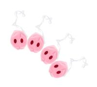 HEMOTON 4 pezzi Naso di Maiale Peluche Portatile per Costume Animale Accessorio Cosplay per Halloween Feste e Carnevali Design Dettagliato e Resistente