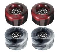 HEMOTON 4 Pezzi Ruote Colore Roller Leggere Pattini in Skate Resistenti per e Pu Set 4 Ruote 82a Cuscinetti Inclusi Casuale Pattinaggio su e Strada