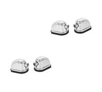 HEMOTON 4 Pezzi Set Di Batteria Chiave Per Timpano Alette Per Rullante Connettore Lug De Tambor Testa Del Tamburo Per Rullante Serrature Valvola Della Batteria Alette Del Gancio