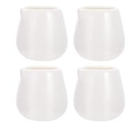 HEMOTON 4 pz brocche per crema in ceramica mini brocca salsa salsa salsa piatto condimento crema latte caffè sciroppo vaso server immersione ciotole