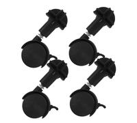 HEMOTON 4 ruote per passeggino accessori per auto puleggia ruota porta sedia computer ruote accessori contenitori abbigliamento spille ganci rimorchio borsa portachiavi forniture artigianali plastica