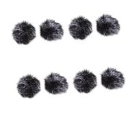 HEMOTON 4 Set Di Manicotti Per Microfono in Lana Artificiale Pratici Per Microfono Antivento Accessori Per Canto Ktv 2 Pezzi*4