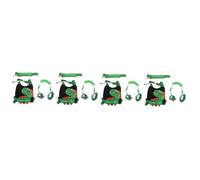 HEMOTON 4 Set Di Per Piccoli - Cinturino Da Polso Anti-perdita Per Che Camminano in A Tema Dinosauro Comode E Traspiranti