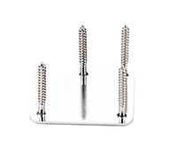 HEMOTON 4 Set Di Viti Di Montaggio Per Chitarra Per Piastre Del Manico Della Chitarra in Metallo Antigraffio Per Giunti Del Manico Del Basso Della