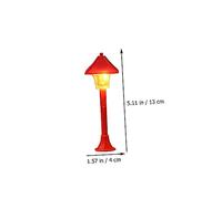 HEMOTON 4 Set Lampioni Led Miniatura Per Decorazione Micro Paesaggio Delle E Miniatura Accessori Per Decorazione Camera Da