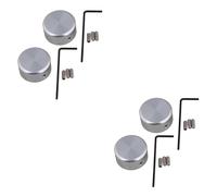 HEMOTON 4 Set pedali per chitarra accessori per cappelli pedale effetto chitarra pedale della chitarra chiave per chitarra copripedale cappuccio per effetti per chitarra cappello unghia