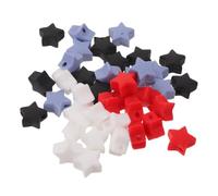 HEMOTON 40 Pezzi Protezione per Punte Ferri da Maglia a Stella in Silicone | Set per Ferri Intercambiabili e Diritti, Finitura Liscia senza Sbavature, per Casa e Viaggio Colore Casuale