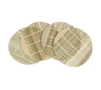 Hemoton 4pcs Sushi Rolling Mats Bamboo Sushi Mat Rotondo Antiaderente Sushi Roller Maker Sushi Making Kit per la Casa Cucina FAI DA TE