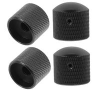 HEMOTON 4pezzi Manopola Del Volume in Metallo Per Chitarra Ricambio Potenziometro Accessorio Pratico Per Chitarra Elettrica e Basso