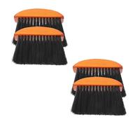 HEMOTON 4pezzi Spazzola per Stufa a Legna Manico in Legno Morbida per Pulire Focolari Auto Case Laboratori e Lavorazione del Legno