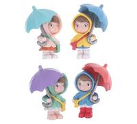 HEMOTON 4pezzi Statuine Di Bambine in Miniatura in Decorazioni Per Bamboline Da Piccole Creazioni Di Bambole Decorazioni Per Micro Paesaggi Scene Di Paesaggio Da Te