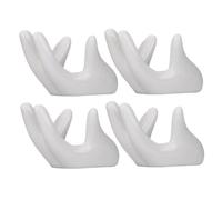 HEMOTON 4pezzi Supporti in Ceramica Modellati Mano Per Ocarina Supporto Portatile Per Strumenti Adatto Per Ocarine e Salvaspazio e Facile Da Pulire
