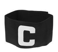 HEMOTON 5 Pezzi Fascia da Capitano per Calcio e Basket, Elastica, Nera, | Poliestere Traspirante, per Allenamento e Gestione Squadra, Identità del Gruppo, Uso Sportivo