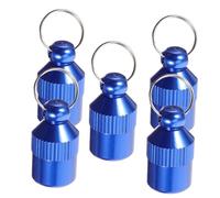 HEMOTON 5 Pezzi Medaglietta Per Animali Domestici Costume Tag Del Per Animali Domestici Bobby Collo Medagliette Anti-smarrimento Per Cani Inciso Accessori Blue Lega Di Alluminio