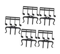 HEMOTON 5 Set Di Fermagli Per Spartiti Musicali in Metallo Facili Da Usare Per Libri Di Musica Quaderni Di Spartiti E Libri Grandi E Piccoli 2 Pezzi * 5