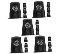 HEMOTON 5 Set Di Umidificatori Per Chitarra Acustica Umidificatore Per Foro Sonoro Per Chitarra Di Controllo Dell'umidità Per Chitarra 4 Pezzi * 5