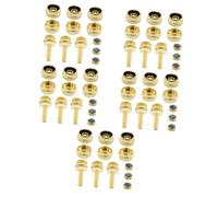 HEMOTON 5 Set Set Tromba Strumento Pulsante Fibbia Tromba Cappellini Musicale Forniture Pulsanti Creativo Premere Fibbia A Scatto Pistone e A Scatto