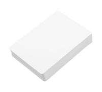 HEMOTON 57 Pezzi Carte da Gioco Bianche Flessibili in Cartoncino Bianco | Card Spring, Fan e Back Palm, Scena e Talent Show, Trucco di Palco, Carta Sottile