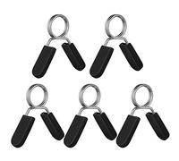 Hemoton 5Pcs 24Mm Pinze per Bilanciere Clip a Molla Collare Pesi Palestra Coppia Manubri Robusti