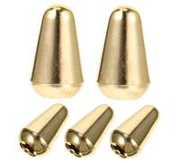 HEMOTON 5pezzi Tappi Per Interruttore e Cinque Vie Per Chitarra Elettrica Facili Da Installare e Rimuovere Colore Oro Accessori Per Chitarra