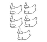 HEMOTON 5pezzi Valvole di Sputo per Chiave d Acqua per Tromba Tuba Baritono Rivestimento in Nichel e Molle di Scarico in Filo Accessorio di Manutenzione per Strumenti in Ottone