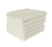 HEMOTON 6 Pezzi Fasciatoio in fibra per pannolini lavabili Deodorante per pannolini detergente delicato per la pelle pannolini tascabili pannolenci 2 strati di fibra di bambù Beige