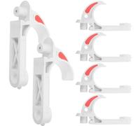 HEMOTON 6 Pezzi Gancio per Cavi da Soffitto, Supporto J Hook | Clip per Cavo, Ganci in Plastica, Supporto per Fili, Clip per Filo da Soffitto, Tunnel