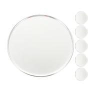 HEMOTON 6 Pezzi Marcatore Pallina Golf Argento con Clip Cappello Accessorio Essenziale per Uomo Donna Strumento Segnaposto Resistente e Personalizzabile