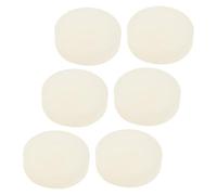HEMOTON 6 pezzi per allenamento hockey su ghiaccio, hockey su ghiaccio, per allenamento hockey su ghiaccio, per hockey su ghiaccio, per allenamento hockey, hockey su ghiaccio, in PVC, bianco