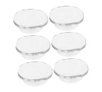 HEMOTON 6 Pezzi Teglia in Alluminio Con Coperchio Pentola Multifunzione Vassoio Portatile Per Barbecue e Picnic All'aria Resistente a Temperature Elevate Per Trasporto Alimenti Occasioni