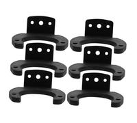 HEMOTON 6 Pz Gancio per microfono Appendi microfono da parete Porta microfono resistente rack per appendere il microfono clip per montaggio a parete Nessun supporto per microfono a filo