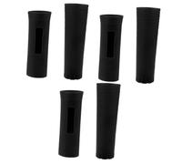 HEMOTON 6 Pz microfono antiscivolo antiscivolo per microfono antiurto per microfono maniglia microfono senza filo del microfono Gel silice
