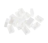 HEMOTON 60 Pezzi Scatola per Acquerelli 3,6ml, Vassoio Portatile per Studio | Plastica Bianca, Superficie Liscia, Facile da Pulire e Riutilizzabile, per Attività in Aula e Organizzazione Flessibile