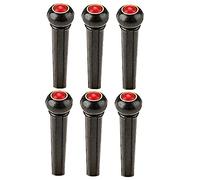 HEMOTON 6Pcs Corda Di Chitarra Unghie Perno Della Chitarra Ponte In Ottone Ponte Acustico Ponte Della Chitarra Pin Ponte Della Chitarra Pioli Ponte Della Chitarra Basso Pin Estrattore Di