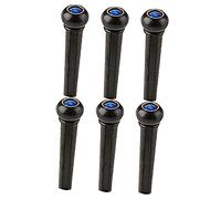 HEMOTON 6pezzi Perno Per Corde Di Chitarra in Plastica Di Accessori Per Chitarra Ricambi Per Ponticello Di Elementi Di Fissaggio Per Corde