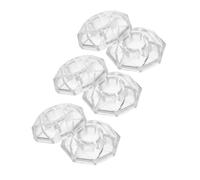 HEMOTON 6pezzi Tappi di Ricambio per Pedale Chitarra in Plastica Trasparente Cappucci per Interruttore Pedale Accessori per Strumenti Musicali Parti per Pedali Effetti Chitarra