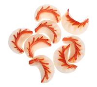 HEMOTON 8 Modelli Ravioli Finti in PVC Simulazione Realistica Ravioli Cinesi Decorazione per Negozio e Cucina Ornamenta per Supermercato e Foto